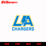 Los Angeles Chargers Text Logo 2 svg, nfl svg, eps, dxf, png, digital file