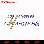 Los Angeles Chargers Text Logo 3 svg, nfl svg, eps, dxf, png, digital file