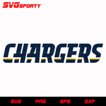 Los Angeles Chargers Text Logo svg, nfl svg, eps, dxf, png, digital file