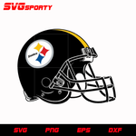Pittsburgh Steelers Helmet Logo svg, nfl svg, eps, dxf, png, digital file