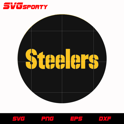 Pittsburgh Steelers Text Logo svg, nfl svg, eps, dxf, png, digital file