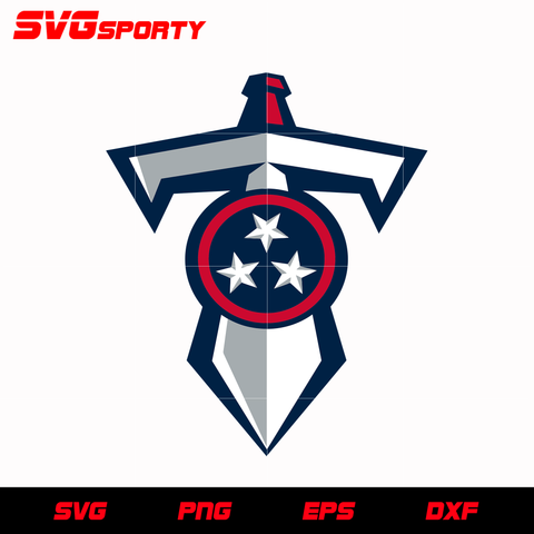 Tennessee Titans Sword Logo 2 svg, nfl svg, eps, dxf, png, digital file