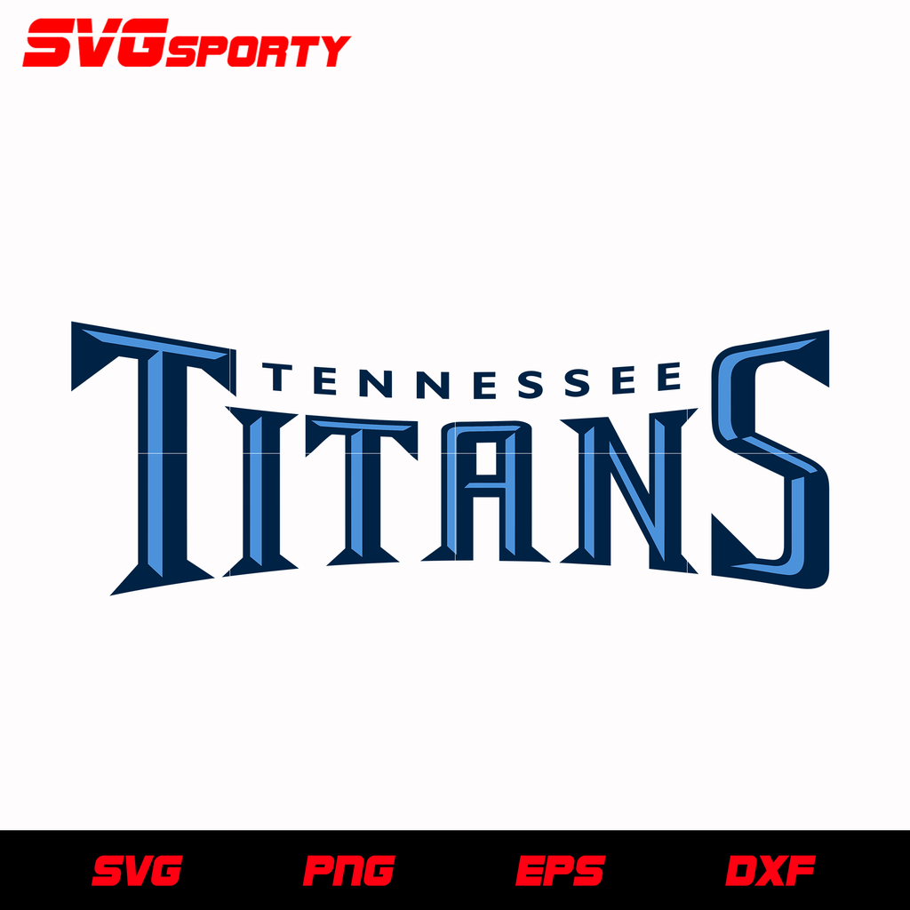 Tennessee Titans Text Logo svg, nfl svg, eps, dxf, png, digital file ...