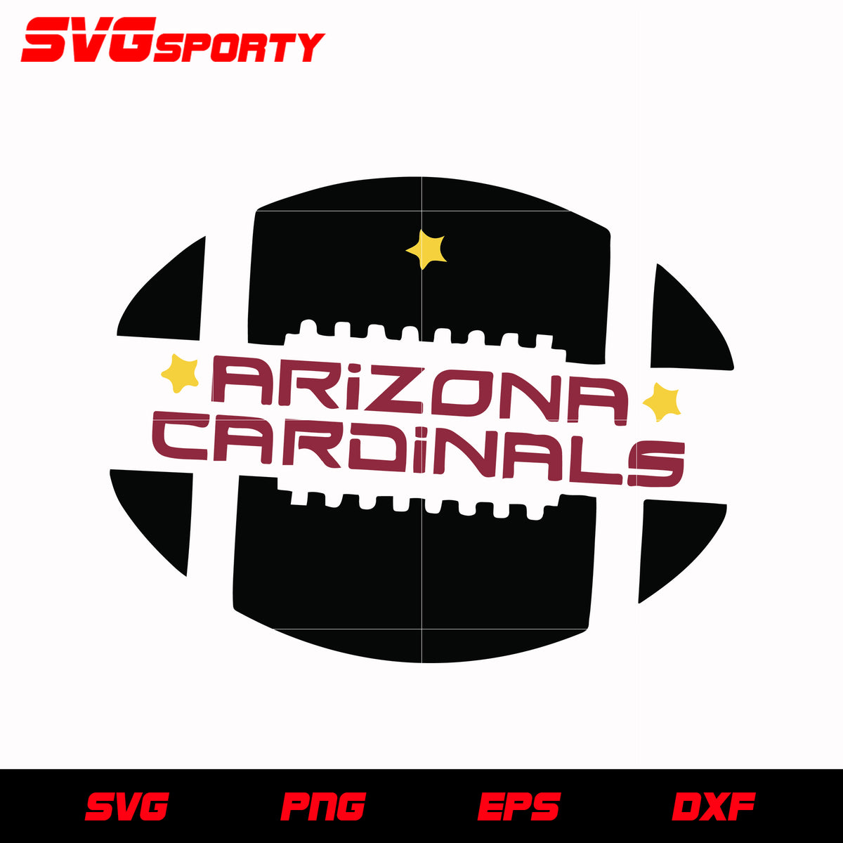 Arizona Cardinals Ball svg, nfl svg, eps, dxf, png, digital file – SVG ...