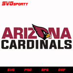 Arizona Cardinals Text Logo 3 svg, nfl svg, eps, dxf, png, digital file