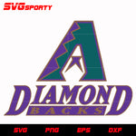 Arizona Diamondbacks Baseball svg, mlb svg, eps, dxf, png, digital file for cut