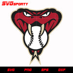 Arizona Diamondbacks Snake Logo svg, mlb svg, eps, dxf, png, digital file for cut