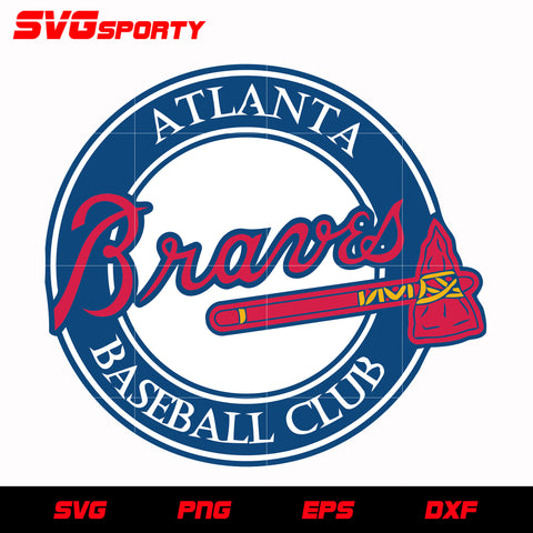 Atlanta Braves Baseball Club svg, mlb svg, eps, dxf, png, digital file for cut