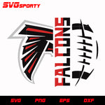 Atlanta Falcons Football 2 svg, nfl svg, eps, dxf, png, digital file