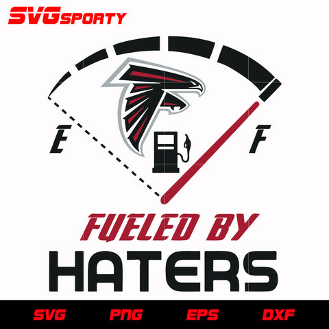 Atlanta Falcons Fueled By Haters svg, nfl svg, eps, dxf, png, digital file