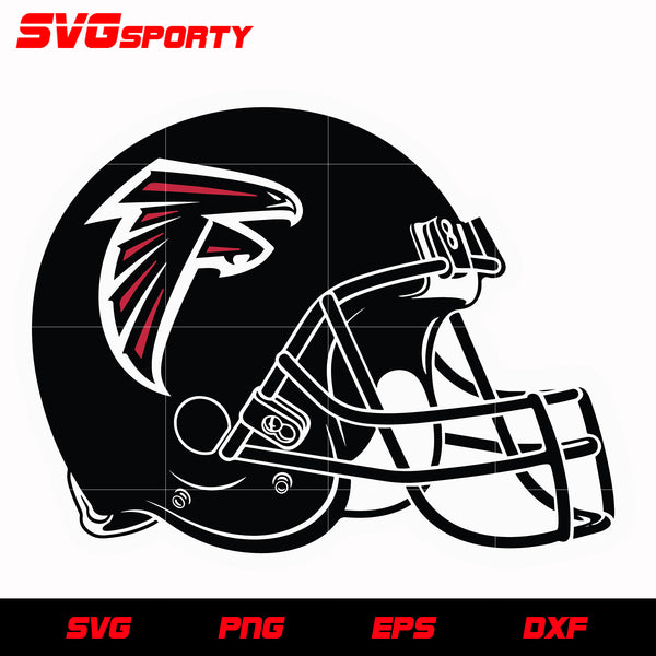 Atlanta Falcons Helmet svg, nfl svg, eps, dxf, png, digital file – SVG Sporty