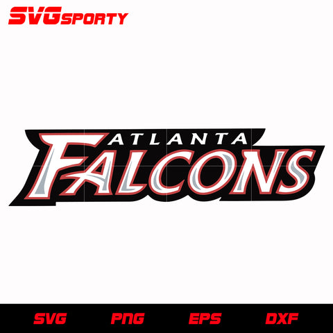 Atlanta Falcons Text Logo svg, nfl svg, eps, dxf, png, digital file