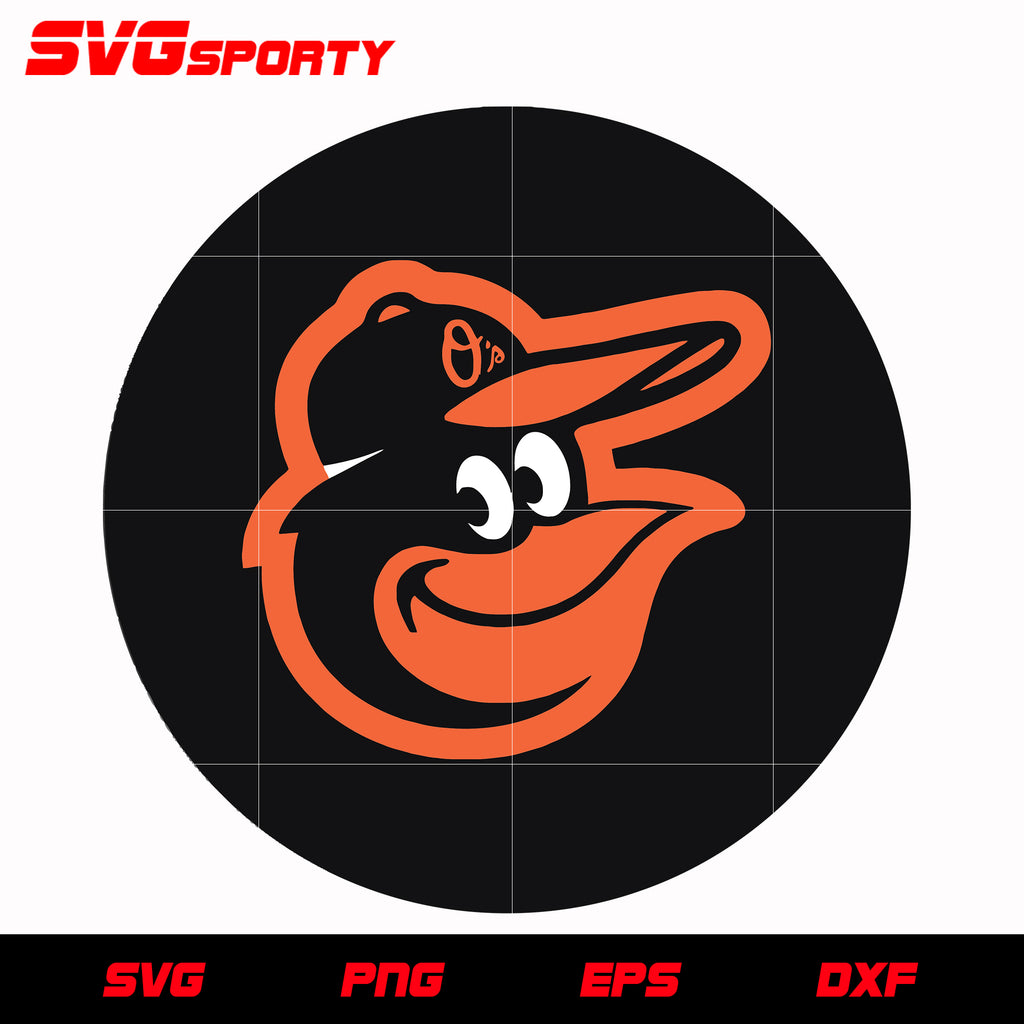 Baltimore Orioles Bird Circle Logo svg, mlb svg, eps, dxf, png, digita – SVG  Sporty
