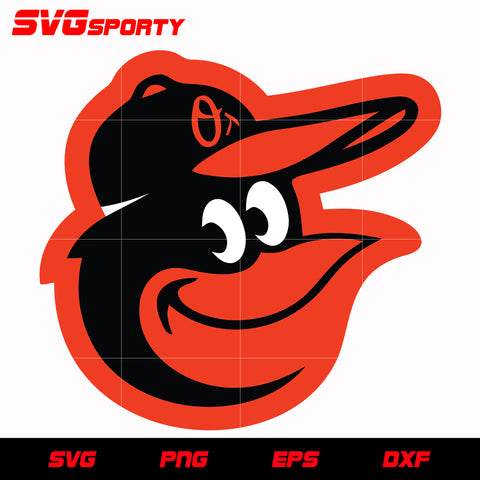 Baltimore Orioles Mascot Logo svg, mlb svg, eps, dxf, png, digital file for cut