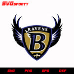 Baltimore Ravens Logo svg, nfl svg, eps, dxf, png, digital file
