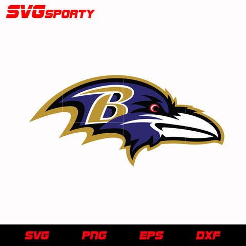 Baltimore Ravens Primary Logo svg, nfl svg, eps, dxf, png, digital file
