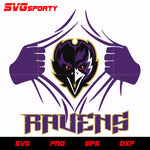 Baltimore Ravens Torn Shirt svg, nfl svg, eps, dxf, png, digital file