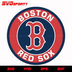 Boston Redsox Circle Logo 4 svg, mlb svg, eps, dxf, png, digital file for cut
