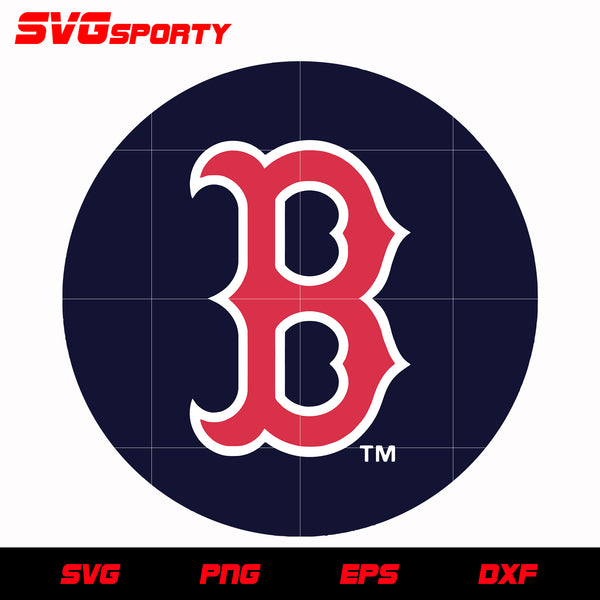 Boston Redsox Heart Logo svg, mlb svg, eps, dxf, png, digital file