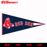 Boston Redsox Flag svg, mlb svg, eps, dxf, png, digital file for cut
