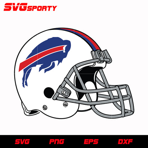 Buffalo Bills Helmet 2 svg, nfl svg, eps, dxf, png, digital file