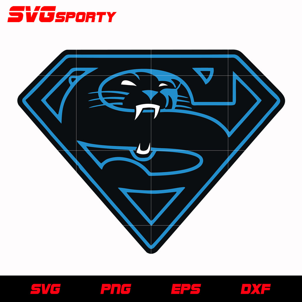 Carolina Panthers Helmet SVG Cut File