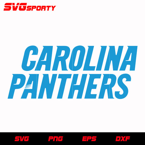 Carolina Panthers Text Logo 2 svg, nfl svg, eps, dxf, png, digital file