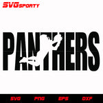 Carolina Panthers Text Logo svg, nfl svg, eps, dxf, png, digital file