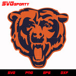 Chicago Bears Mascot svg, nfl svg, eps, dxf, png, digital file