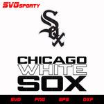 Chicago White Sox Logo svg, mlb svg, eps, dxf, png, digital file for cut