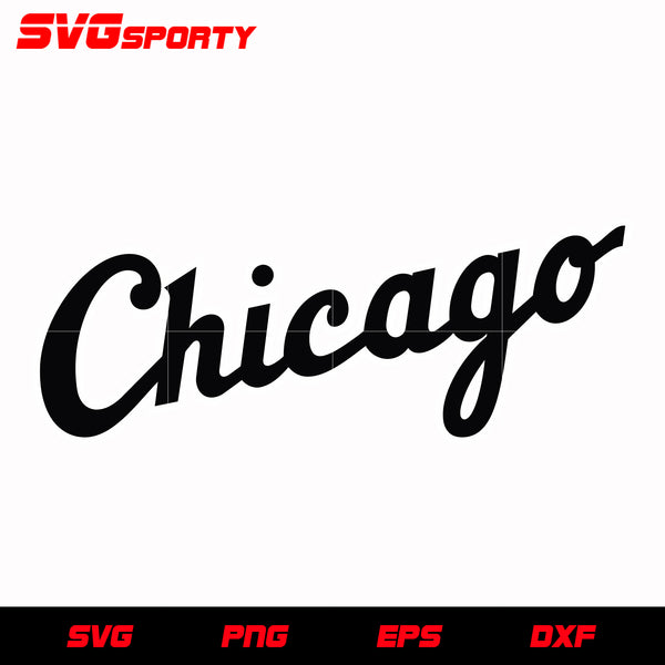 White Sox Baseball Svg Go White Sox Svg Retro Jersey Font 