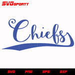 Chiefs Text svg, nfl svg, eps, dxf, png, digital file