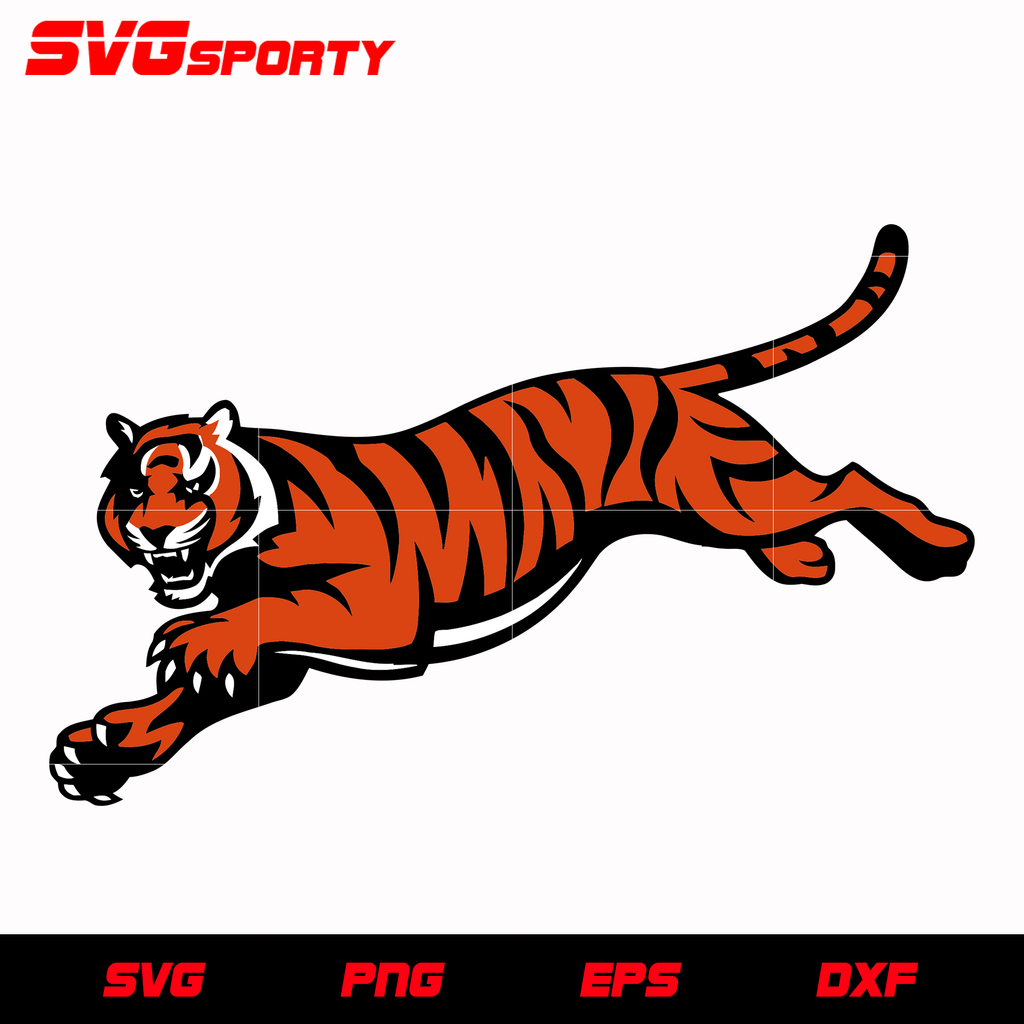 Cincinnati Bengals Svg Digital File, NFL Svg, Tiger Svg, Football