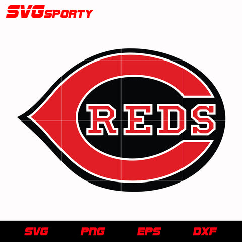Cincinnati Reds 3 svg, mlb svg, eps, dxf, png, digital file for cut