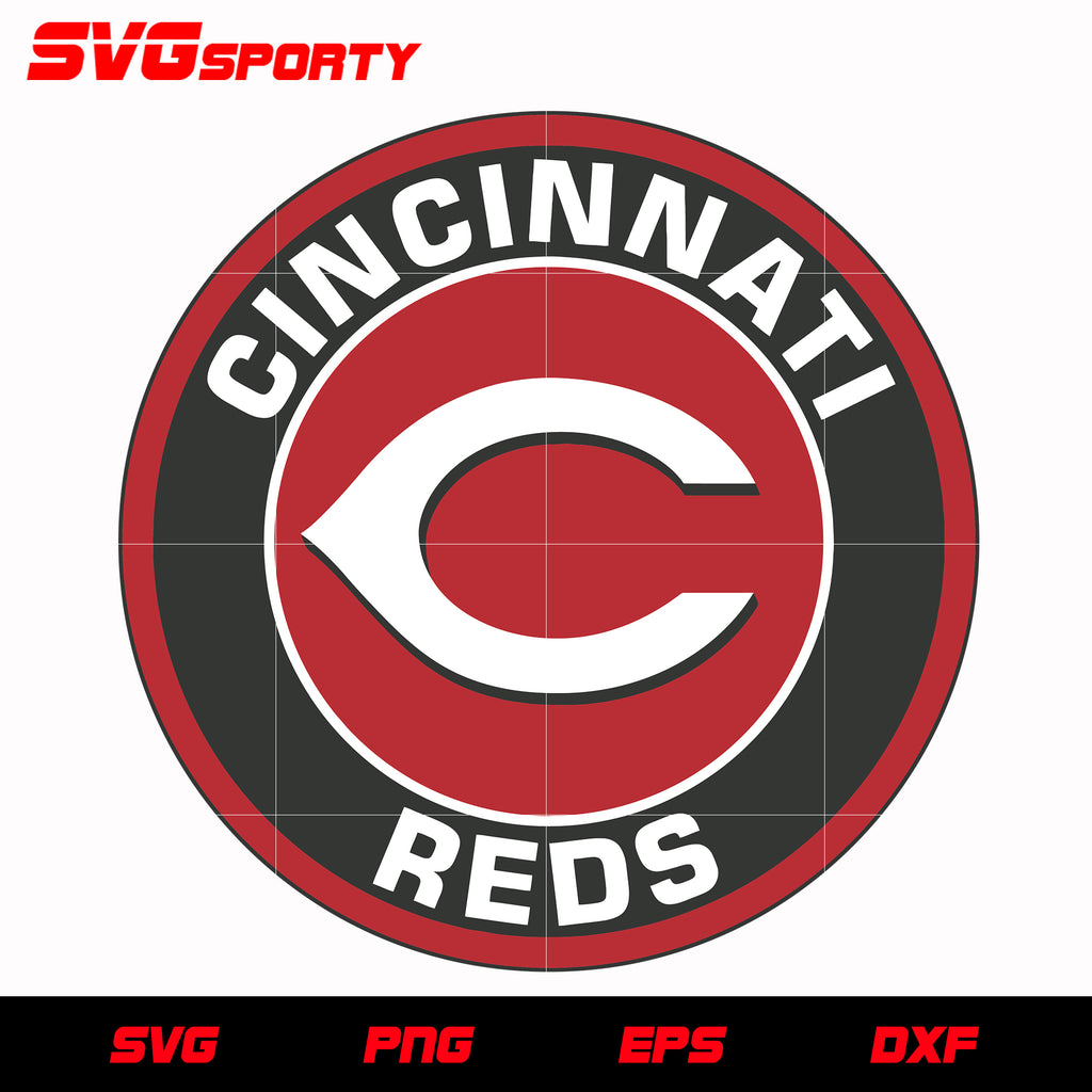 Cincinnati Reds Logo 3 svg, mlb svg, eps, dxf, png, digital file for c –  SVG Sporty