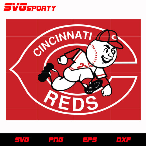 Cincinnati Reds Flag svg, mlb svg, eps, dxf, png, digital file for cut