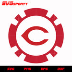 Cincinnati Reds Logo 3 svg, mlb svg, eps, dxf, png, digital file for cut