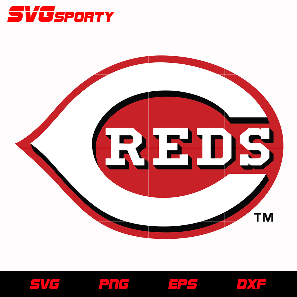 Cincinnati Reds Baseball Logo svg, mlb svg, eps, dxf, png, digital fil – SVG  Sporty