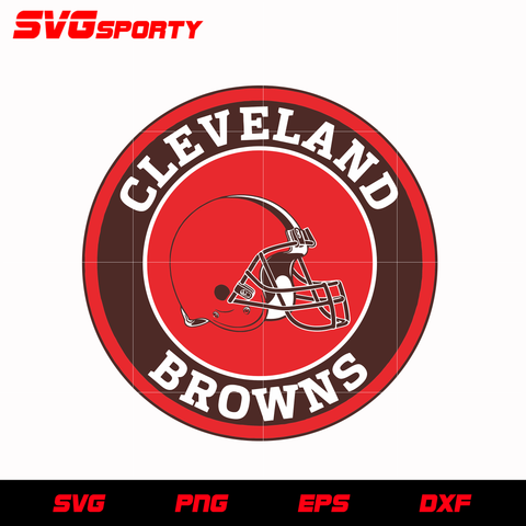 Cleveland Browns Circle Logo svg, nfl svg, eps, dxf, png, digital file