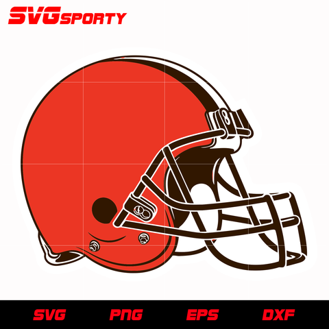 Cleveland Browns Helmet Logo svg, nfl svg, eps, dxf, png, digital file