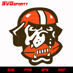 Cleveland Browns Mascot Logo svg, nfl svg, eps, dxf, png, digital file