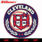 Cleveland Indians Cricle Logo 2 svg, mlb svg, eps, dxf, png, digital file for cut