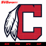 Cleveland Indians Logo 2 svg, mlb svg, eps, dxf, png, digital file for cut