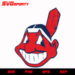 Cleveland Indians Logo svg, mlb svg, eps, dxf, png, digital file for cut