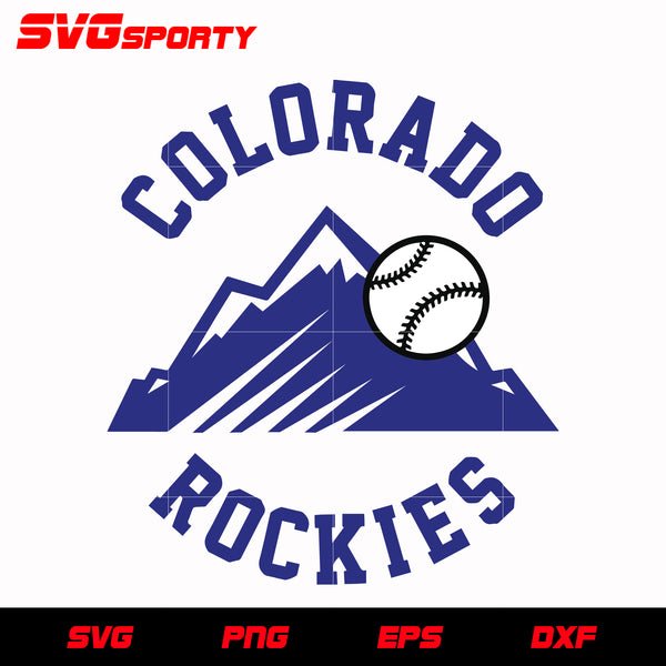 Colorado Rockies Is Love City Pride SVG MLB Pride SVG File
