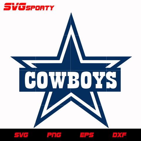 Dallas Cowboys Logo SVG, NFL svg, eps, dxf,  png, digital file