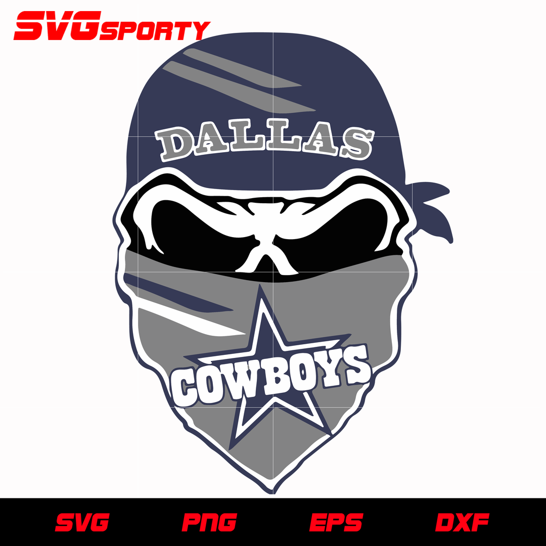 Cowboys Football Helmet Svg