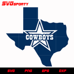 Dallas Home and Star SVG, NFL svg, eps, dxf,  png, digital file