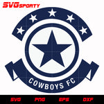 Dallas Cowboys Circle Logo 2 svg, nfl svg, eps, dxf,  png, digital file