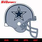 Dallas Cowboys Helmet svg, nfl svg, eps, dxf,  png, digital file
